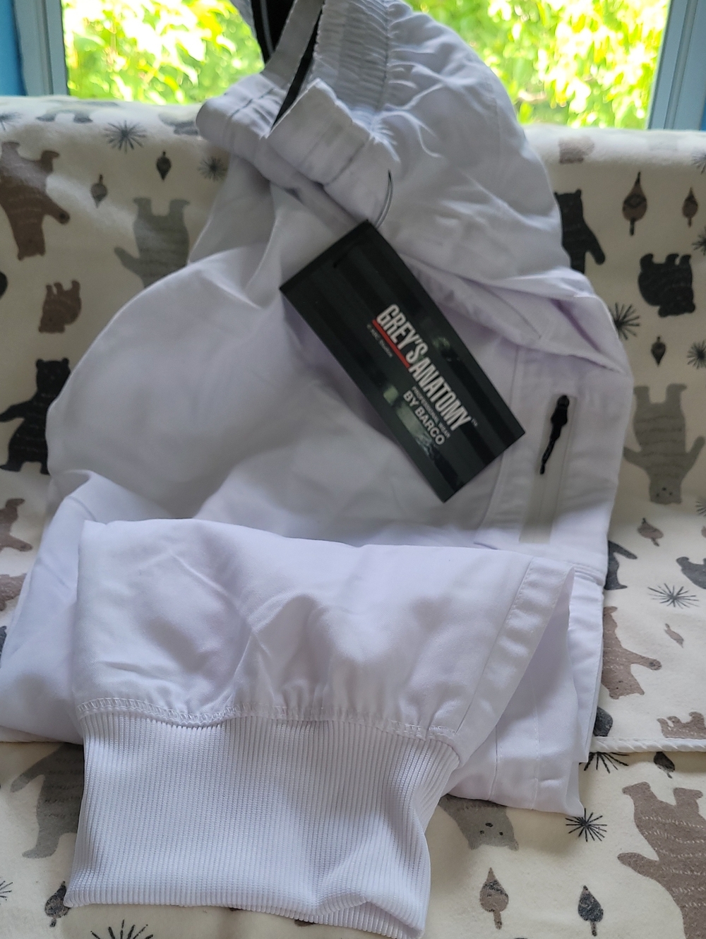 Grey's Anatomy White Scrub Pants